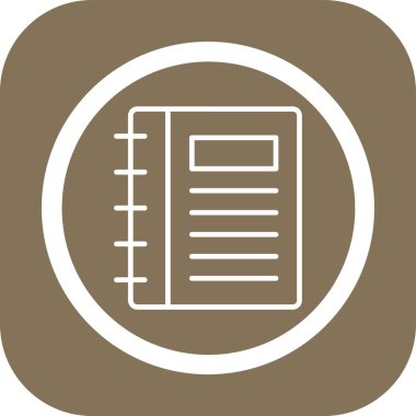 kitap simgesi vektör illüstrasyonu