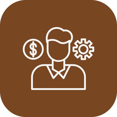 vektör iş simgesi, vektör illüstrasyonu