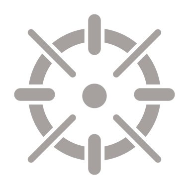 pusula vektörü ince çizgi simgesi