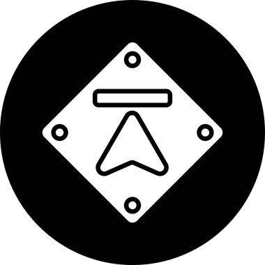 Modern simgenin vektör illüstrasyonu