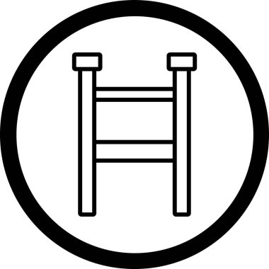 çubuk simgesi, vektör illüstrasyonu