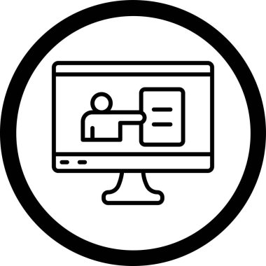 seo modern simgesinin vektör illüstrasyonu