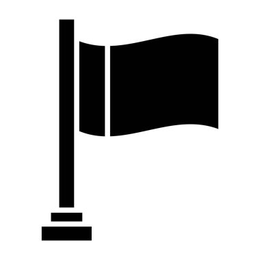 bayrak ikonu vektör illüstrasyonu