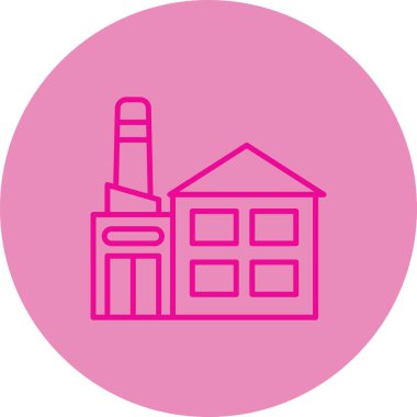 Beyaz arkaplanda izole edilmiş trend düz biçiminde vektör oluşturma simgesi