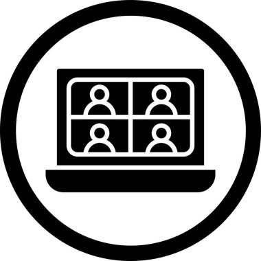 Seo simgesinin vektör illüstrasyonu