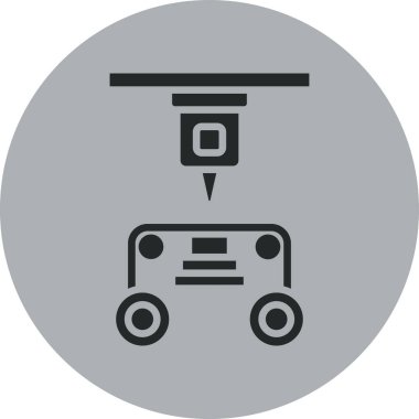 vektör lcd simgesi illüstrasyonu