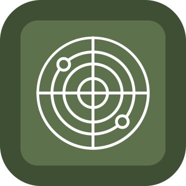 Hedef simgenin vektör illüstrasyonu