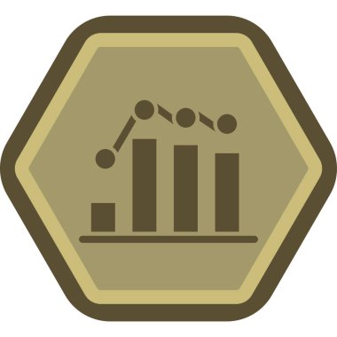 grafik ikonu vektör illüstrasyonu