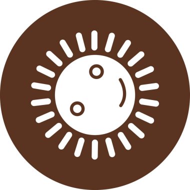 kahve çekirdeği ikonu vektör illüstrasyonu