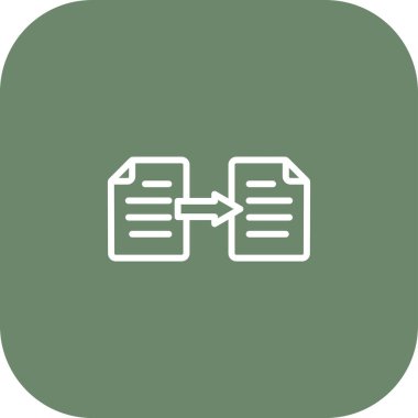 belge simgesi vektör illüstrasyonu