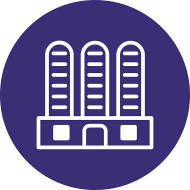 vektör şehir binaları simgesi