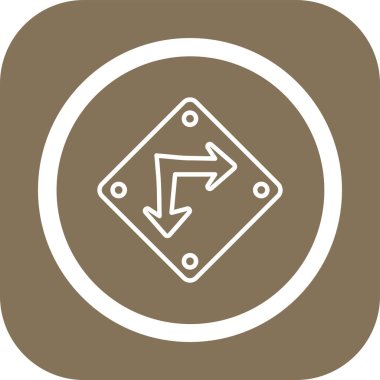 ok simgesinin vektör illüstrasyonu