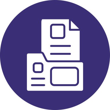 vektör dosya simgesi, vektör illüstrasyonu