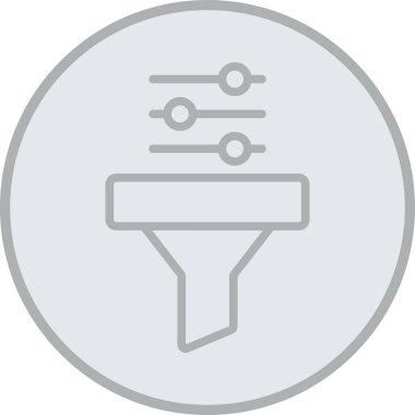 Simge vektör çizim huni