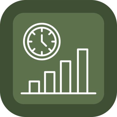 Projeniz için zaman vektör simgesi