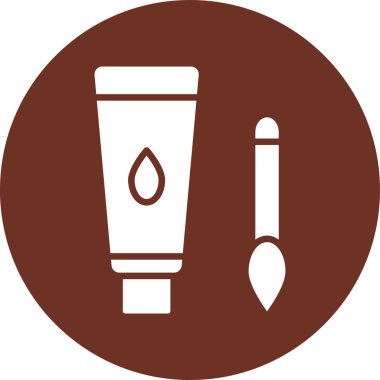 Bir yağ tüpünün vektör illüstrasyonu