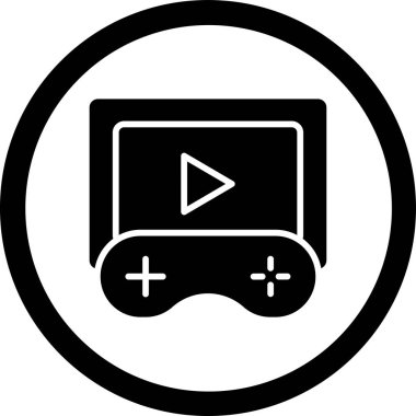 oyun simgesi vektör çizimi