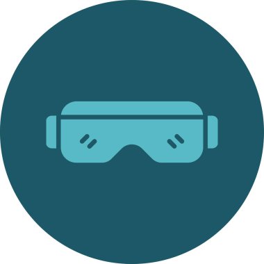 Benzersiz gözlük vektör simgesi