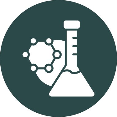 Kimya simgesi vektör illüstrasyonu