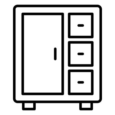 mobilya kutsal kişilerin resmi, vektör çizim