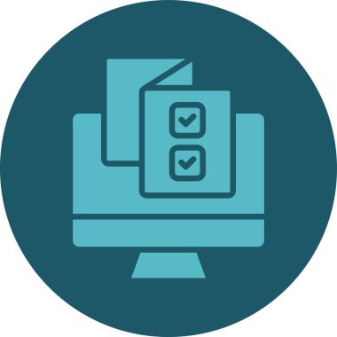 vektör dizüstü simgesi illüstrasyonu