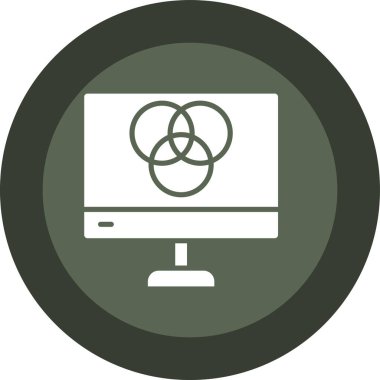 izleyici simgesi, vektör illüstrasyonu