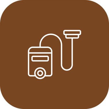 Benzersiz klima vektör çizgisi simgesi