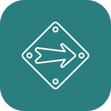 ok simgesi vektör illüstrasyonu