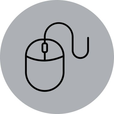 Kişisel ve ticari kullanım için fare vektör simgesi simgesi vektör çizimi..