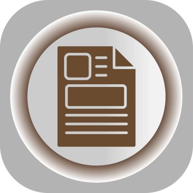 Modern b 'nin vektör illüstrasyonu belge simgesinden yoksun