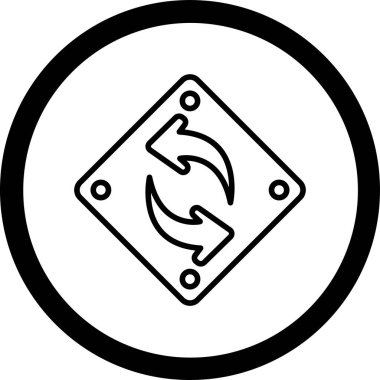 seo modern simgesinin vektör illüstrasyonu