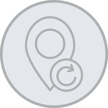 Çember simgesinin vektör illüstrasyonu