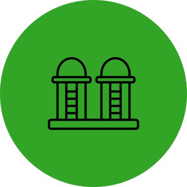 Eğitim simgesinin vektör illüstrasyonu