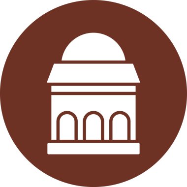 Modern yapı simgesinin vektör illüstrasyonu