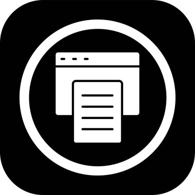 gazete simgesi soyut arkaplanda izole edildi