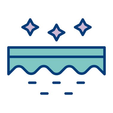 Yüzme havuzu. vektör simgesi