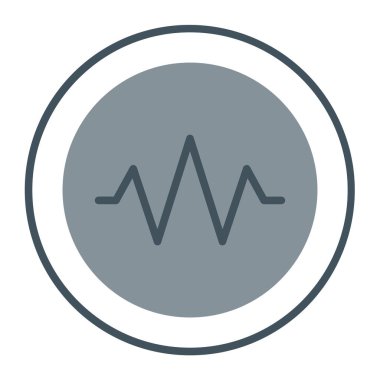 ses dalgası ikonu vektör illüstrasyonu