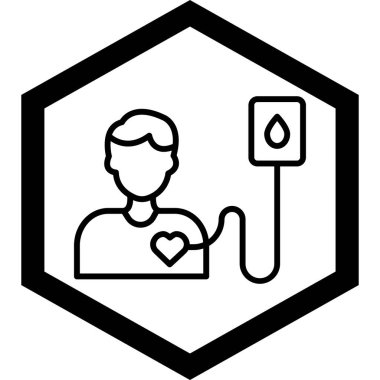 Bir çift simgesinin vektör illüstrasyonu