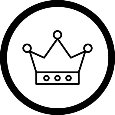 kral taç simgesi ana hatlarıyla