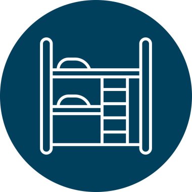 Mobilya simgesinin vektör illüstrasyonu