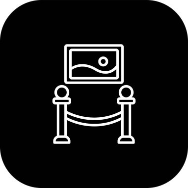 Modern bir simgenin vektör illüstrasyonu