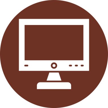 Dizüstü bilgisayar simgesi vektör çizimi