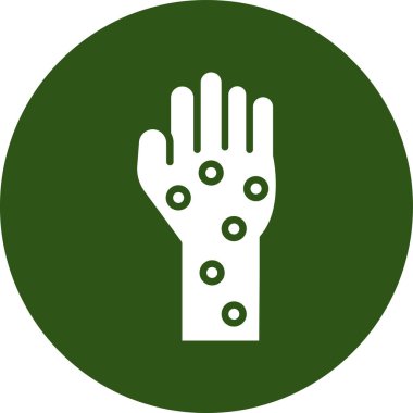 Yuvarlak bir simgeyle el