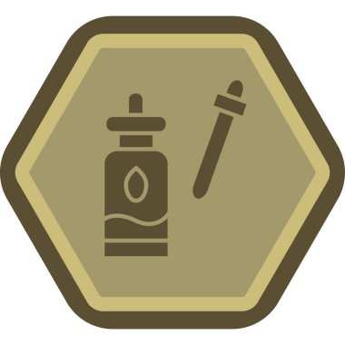 şişe simgesi, vektör illüstrasyonu