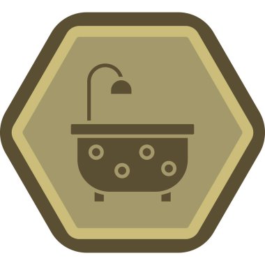 Kamp yapmak. Web simgesi basit illüstrasyon