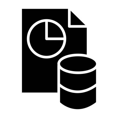 veri depolama vektörü simgesi