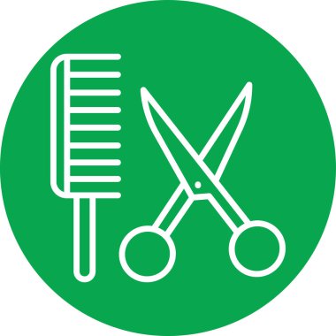 Modern bir yeşil simgenin vektör illüstrasyonu