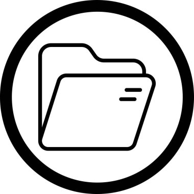 Dosya. Web simgesi basit illüstrasyon