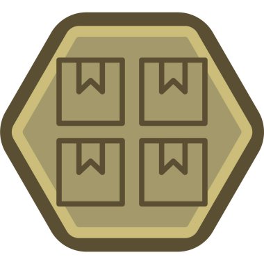 Çin altın yelpaze ikonu