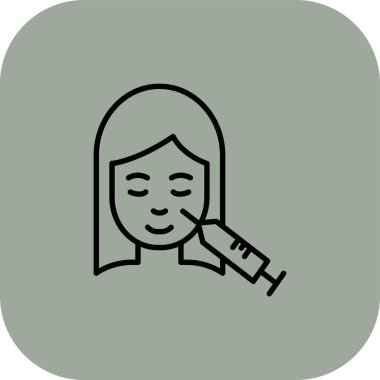 Güzellik ve moda simgelerinin vektör çizimi